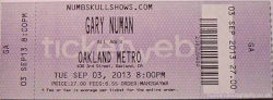 Oakland Ticket 2013